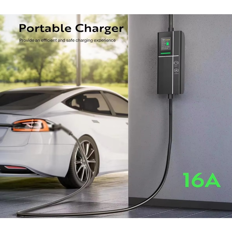 2026 Portable EV Charger 16A 5 - Type 2 Portable Ev Charger 11Kw Cee ulasan dan harga